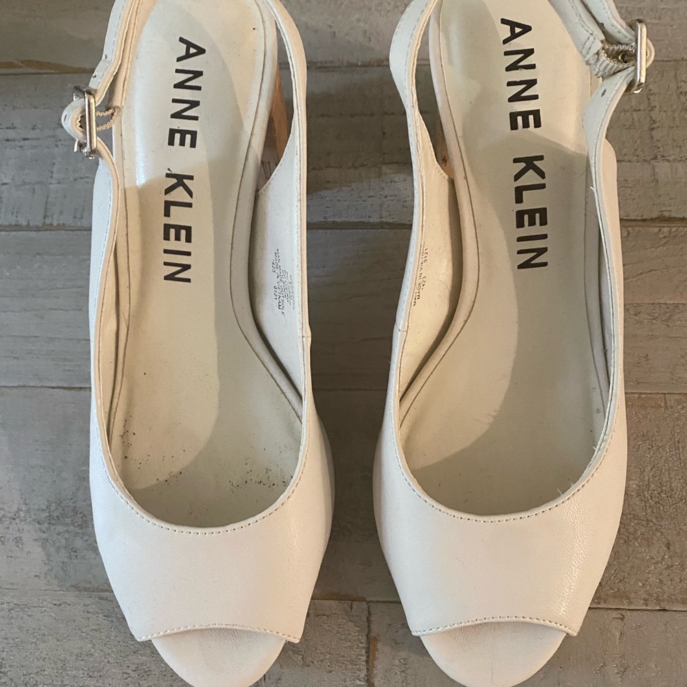 White high heel sandals